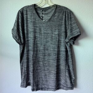 Adidas Audi Tee Womens XL Gray V Neck Athletic Shirt NWT